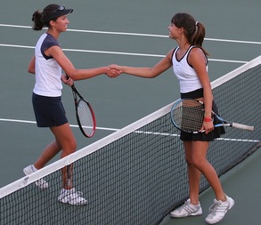tennis handshake